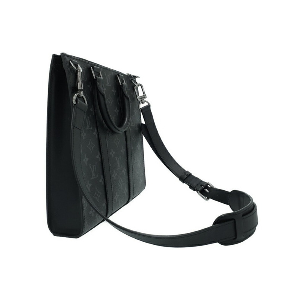 Louis Vuitton Crossbody Monogram Sac Plat Eclipse Bag Black
